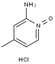 4-methyl-1-oxy-pyridin-2-ylamine, hydrochloride Structure