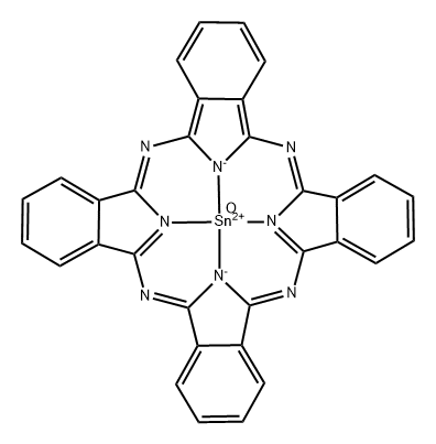 Oxo-phthalocyaninato-tin (IV) Structure