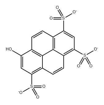 pyranine(3-) Structure