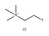 (2-fluoroethyl)trimethylazanium chloride Structure