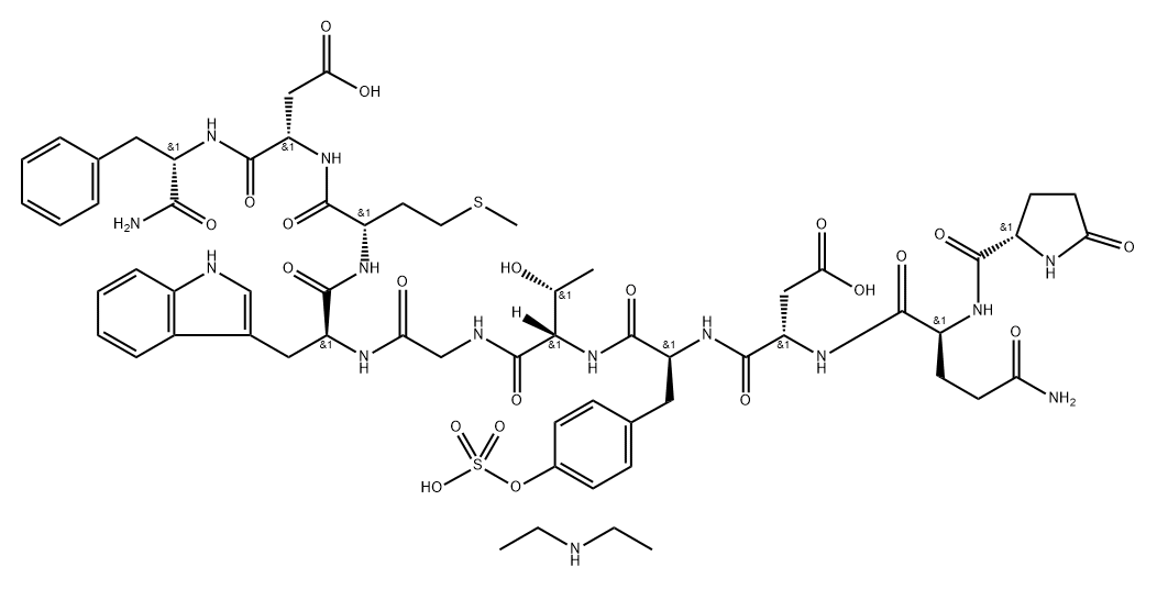 CAERULEINDIETHYLAMIDE Structure