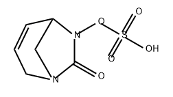 7-oxo-1,6-diazabicyclo[3.2.1]oct-3-en-6-yl hydrogen sulfate Structure