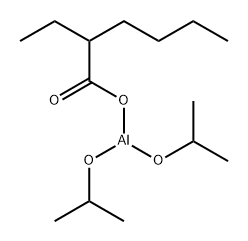 (2-ethylhexanoato-O)bis(propan-2-olato)aluminium Structure