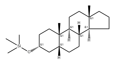 (5β-Androstan-3α-yloxy)trimethylsilane Structure