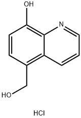 5-(Hydroxymethyl)quinolin-8-ol hydrochloride 구조식 이미지