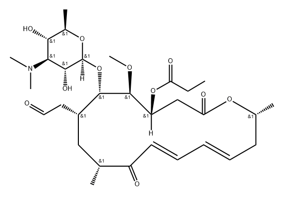 9-Dehydrodemycarosyl platenomycin 구조식 이미지