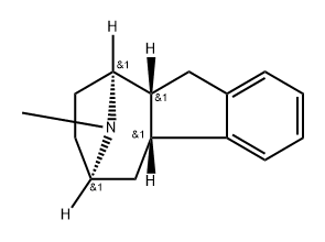 (4bR)-4bβ,5,6,7,8,9,9aβ,10-Octahydro-11-methyl-6α,9α-epiminobenz[a]azulene Structure