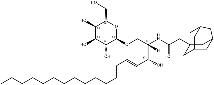 C2 Adamantanyl Galactosylceramide (d18:1/2:0) Structure
