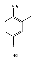 4-Fluoro-2-methylaniline hydrochloride Structure