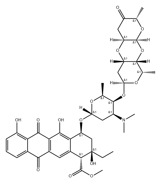 Aclacinomycin B Structure