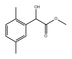 Benzeneacetic acid, α-hydroxy-2,5-dimethyl-, methyl ester Structure