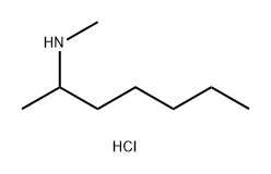 2-Heptanamine, N-methyl-, hydrochloride (1:1) Structure