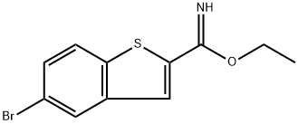 Ethyl 5-bromobenzo[b]thiophene-2-carboximidate Structure