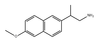 2-Naphthaleneethanamine, 6-methoxy-β-methyl- Structure