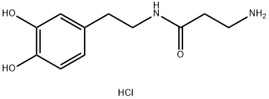 N-β-alanyldopamine hydrochloride Structure
