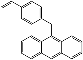 9-[(4-Ethenylphenyl)methyl]anthracene Structure