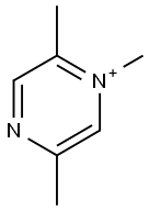 Pyrazinium, 1,?2,?5-?trimethyl- Structure