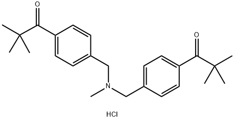 N,N-BIS(4-PIVALOYLBENZYL)METHYLAMINE HYDROCHLORIDE) Structure