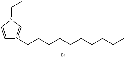 1H-Imidazolium, 3-decyl-1-ethyl-, bromide (1:1) 구조식 이미지