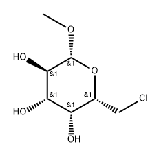 β-D-Galactopyranoside, methyl 6-chloro-6-deoxy- Structure