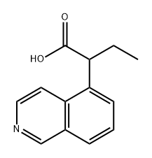 2-(Isoquinolin-5-yl)butanoic acid Structure