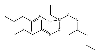 2-Pentanone, O,O',O''-(ethenylsilylidyne)trioxime Structure