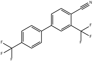 3,4'-Bis(trifluoromethyl)biphenyl-4-carbonitrile Structure