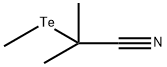 Propanenitrile, 2-methyl-2-(methyltelluro)- Structure