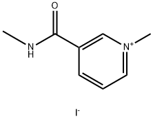 Pyridinium, 1-methyl-3-[(methylamino)carbonyl]-, iodide (1:1) Structure