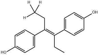 Diethylstilbestrol-d3 Structure