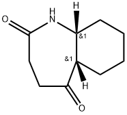 rel-(5aS,9aR)-octahydro-1H-benzo[b]azepine-2,5-dione Structure