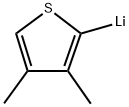 Lithium, (3,4-dimethyl-2-thienyl)- Structure