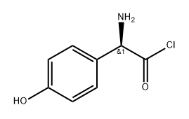 벤젠아세틸클로라이드,a-aMino-4-hydroxy-,(aR)- 구조식 이미지