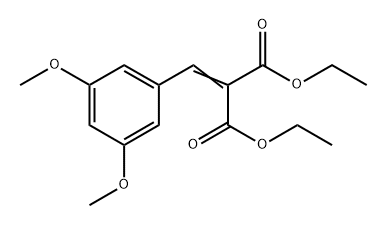 diethyl 2-(3,5-dimethoxybenzylidene)malonate 구조식 이미지