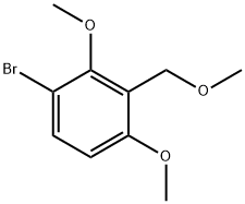 1-Bromo-2,4-dimethoxy-3-(methoxymethyl)benzene Structure