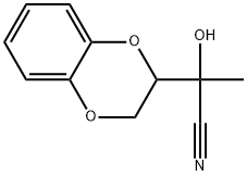 2-(2,3-dihydro-1,4-benzodioxin-2-yl)-2-hydroxypropanenitrile 구조식 이미지