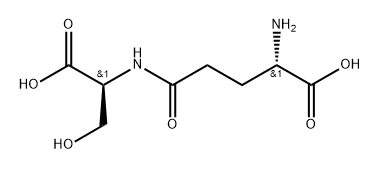 L-Serine, L-γ-glutamyl- 구조식 이미지
