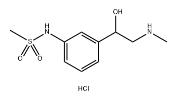 Amidephrine hydrochloride Structure