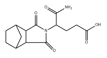 4,7-Methano-2H-isoindole-2-butanoic acid, γ-(aminocarbonyl)octahydro-1,3-dioxo- (9CI) 구조식 이미지