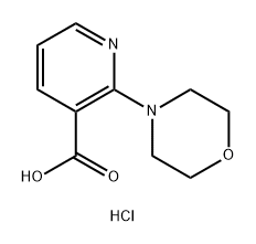 2-Morpholinonicotinic acid hydrochloride Structure