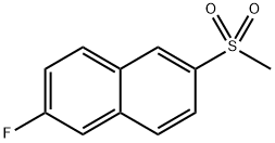 2-Fluoro-6-(methylsulfonyl)naphthalene Structure