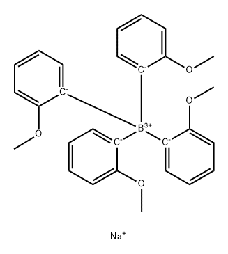 Borate(1-), tetrakis(2-Methoxyphenyl)-, sodiuM(9CI) Structure