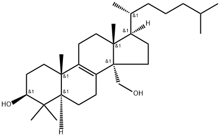 32-hydroxy-24,25-dihydrolanosterol Structure