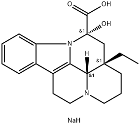(41S,12S,13aS)-13a-ethyl-12-hydroxy-2,3,41,5,6,12,13,13a-octahydro-1H-indolo[3,2,1-de]pyrido[3,2,1-ij][1,5]naphthyridine-12-carboxylic acid 구조식 이미지