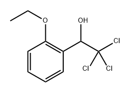 2,2,2-Trichloro-1-(2-ethoxyphenyl)ethanol Structure