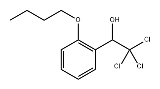 1-(2-Butoxyphenyl)-2,2,2-trichloroethanol Structure