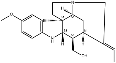 (19E)-19,20-Didehydro-10-methoxycuran-17-ol Structure