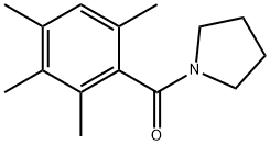 1-Pyrrolidinyl(2,3,4,6-tetramethylphenyl)methanone Structure