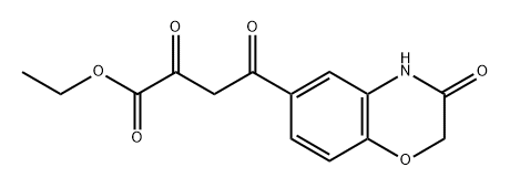 2H-1,4-Benzoxazine-6-butanoic acid, 3,4-dihydro-α,γ,3-trioxo-, ethyl ester Structure