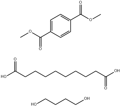 1,4-Benzenedicarboxylic acid,dimethyl ester,polymer with 1,4-butanediol and decanedioic acid Structure